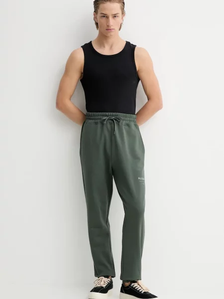 Спортивні штани AllSaints UNDRGRND однотонні сірий