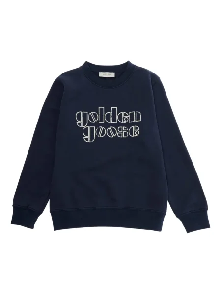 Bluza dziecięca Golden Goose niebieska