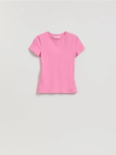 Reserved Tricou slim fit roz