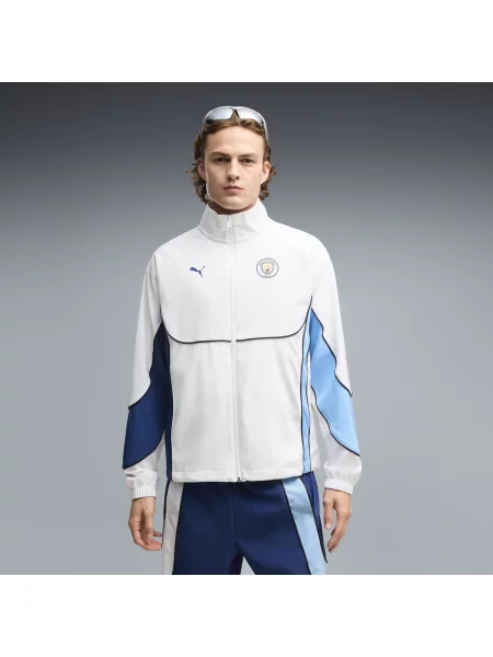Bluza dresowa Manchester City PUMATECH-X na całej długości Odzież S biały