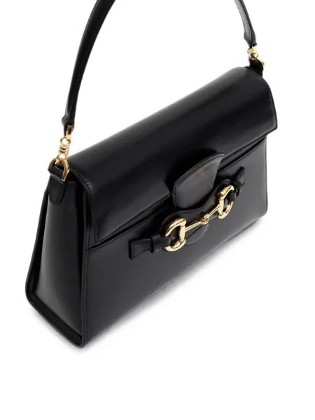 Geantă shopper Gucci din piele negru