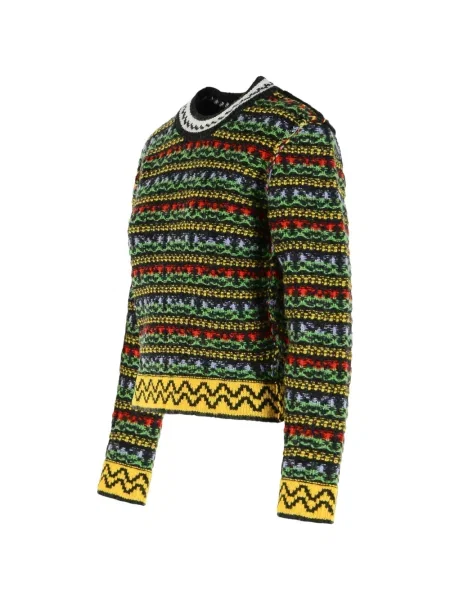 Pulover Marni cu dungi negru