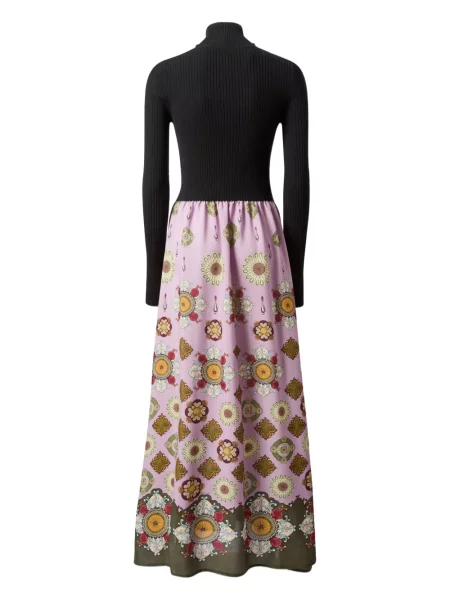 Rochie maxi La Doublej de costum roz