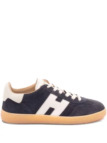 Sneakerși Hogan din piele albastru
