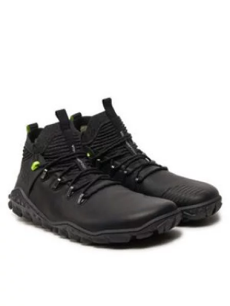Barefoot boty Vivobarefoot Magna Forest Esc obsidian/lime černé