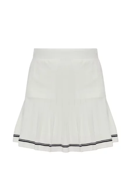 Fusta plisata Bogner cu dungi plisată alb