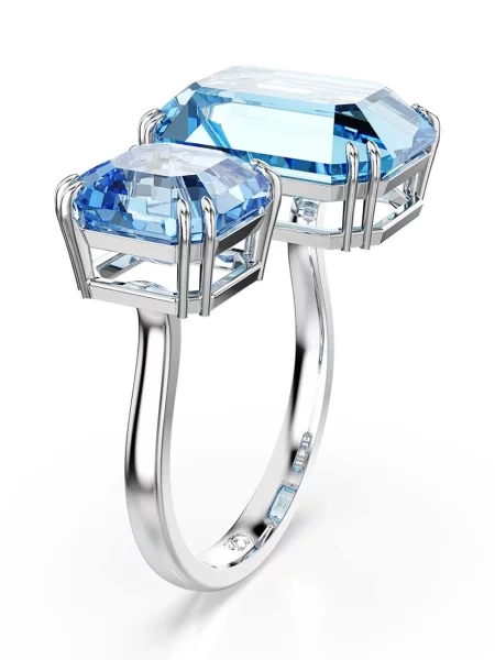 Prstan Swarovski MILLENIA modra