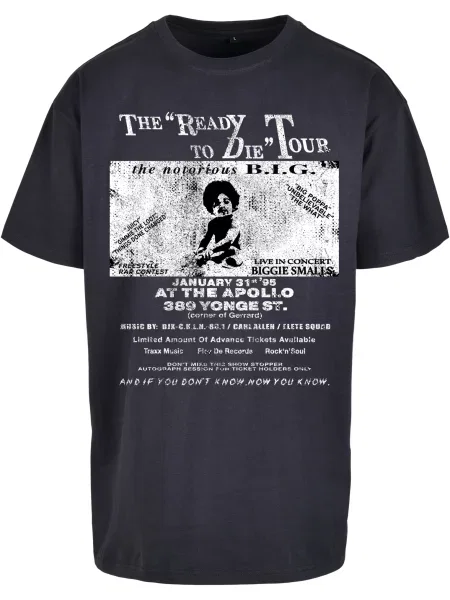 Ретро тениска Mister Tee тъмносиньо
