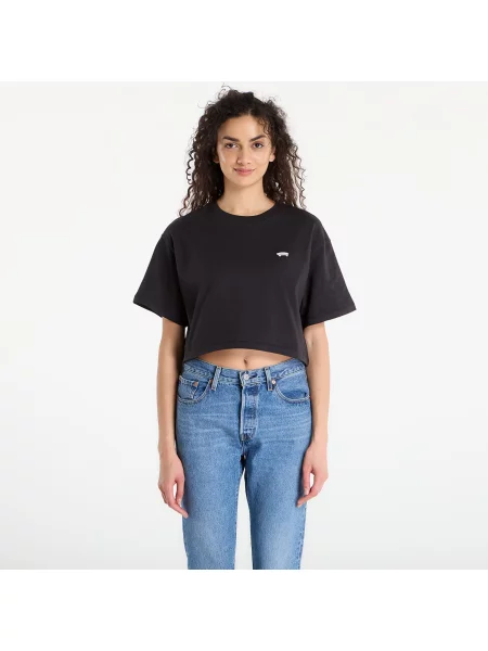 Тениска Vans W Salton Relax Crop SS T-Shirt Black S черно
