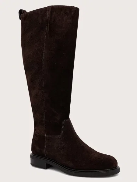 Vagabond Shoemakers cizme pentru femei din piele întoarsă FREYA maro