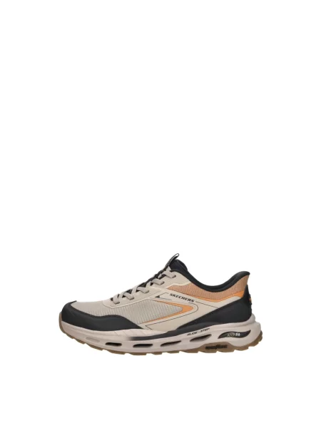 Sneakersy Skechers skórzane beżowe