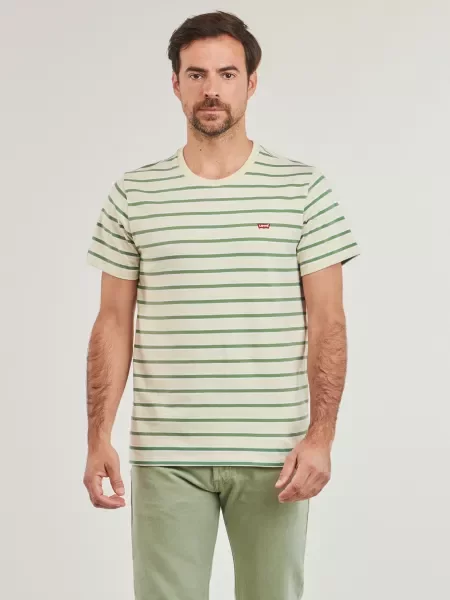 Levi's majica za muškarce od pamuka SS ORIGINAL HM TEE bež
