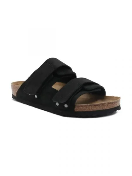 Birkenstock Bőr papucs Uji VL NU Black fekete