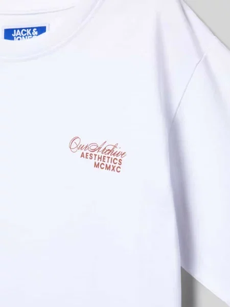 T-shirt z nadrukiem z logo Model ROAR' Jack & Jones biała