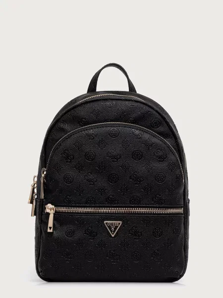 Guess rucsac pentru femei cu imitație de piele MANHATTAN II negru