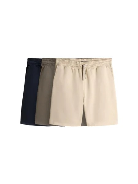 The Set Pantaloni / bleumarin / maro bej