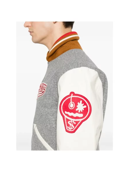 Kurtka bomber dziecięcy Billionaire Boys Club szary
