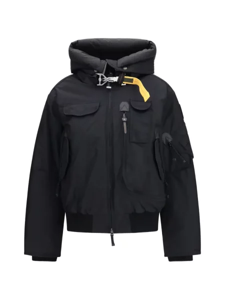 Geacă cu puf Parajumpers cu glugă negru