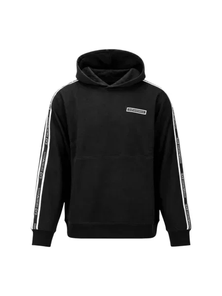 Bluza z kapturem Emporio Armani Ea7 z logo czarna
