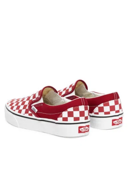 Tenisky Vans Classic Slip On Červená bílé