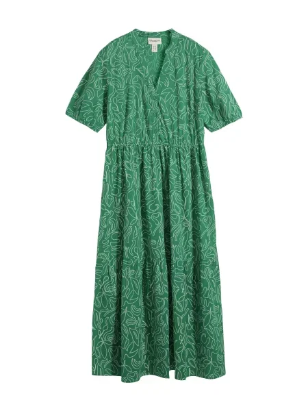Bonprix Rochie de vară verde alb