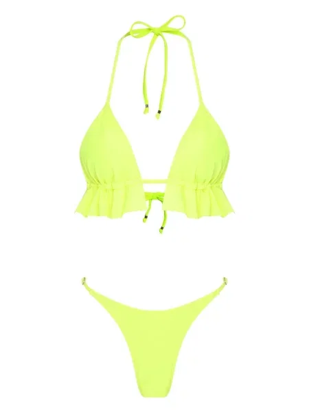 Bikiny Amir Slama s volány žluté
