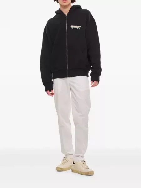 Hanorac cu glugă Givenchy din fleece negru