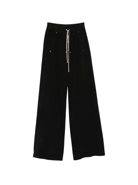 Pantaloni Rick Owens Drkshdw alergare cu cordon negru