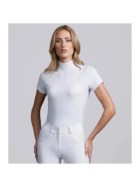 Jeździeckie polo Premier Equine Cristalli biała