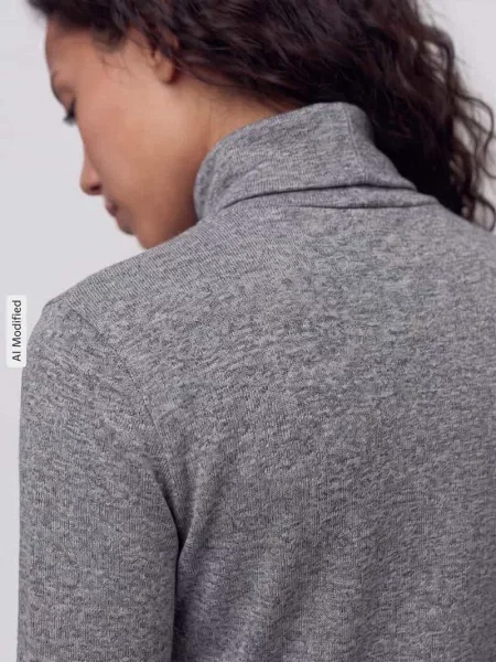 Bluzka z długim rękawem o kroju slim fit z mieszanki lyocellu Jake*s Casual
