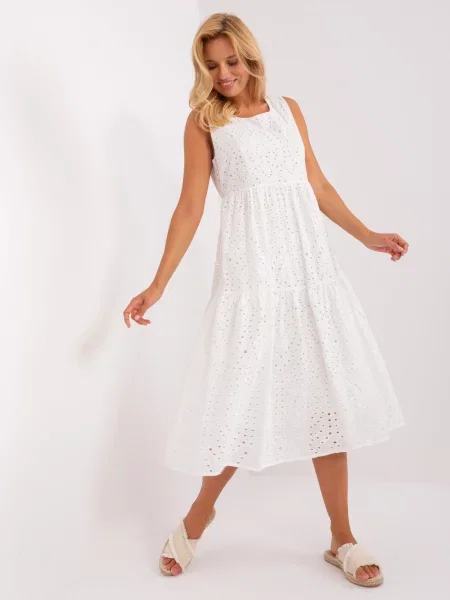 Rochie Fashionhunters de costum alb