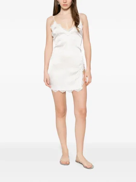 Rochie Oseree din dantelă alb