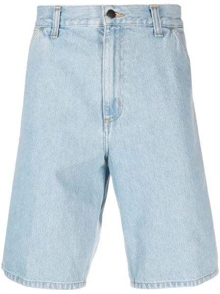 Pantaloni scurți din denim Carhartt Wip albastru
