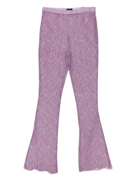 Pantaloni Callipygian evazate violet