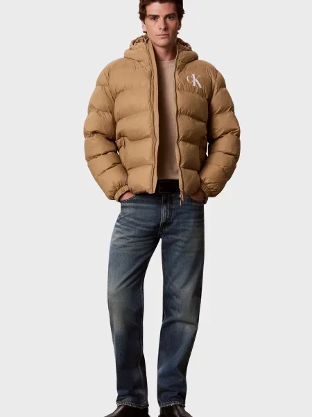 Джинсова куртка Calvin Klein Jeans бежева