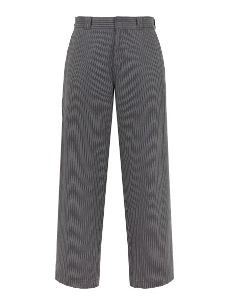 DICKIES Kalhoty Lima tmavě šedá bílá