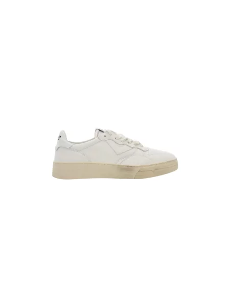 Sneakersy 4b12 skórzane białe