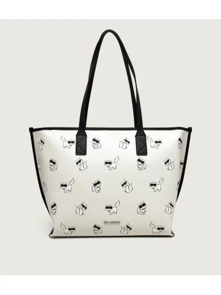 Karl Lagerfeld geantă shopper pentru femei IKON alb