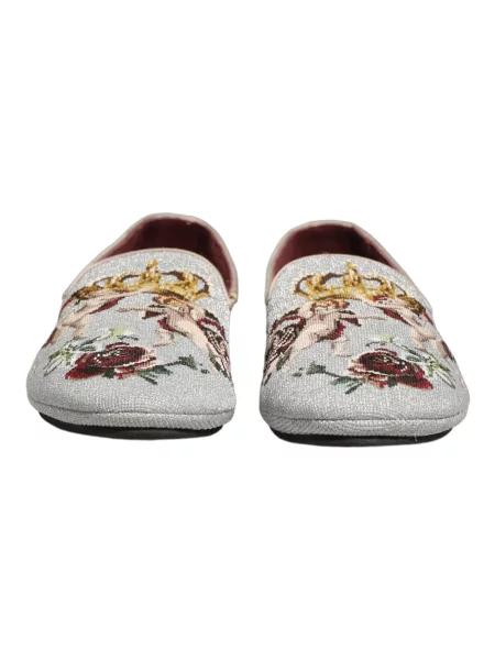 Aksamitne półbuty Dolce And Gabbana