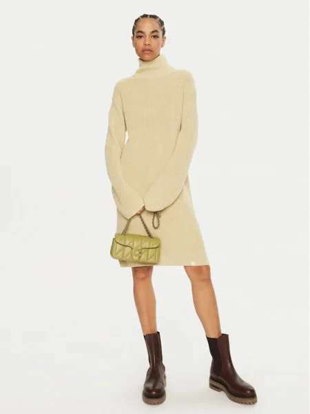 Calvin Klein Jeans Rochie tricotată Verde bej