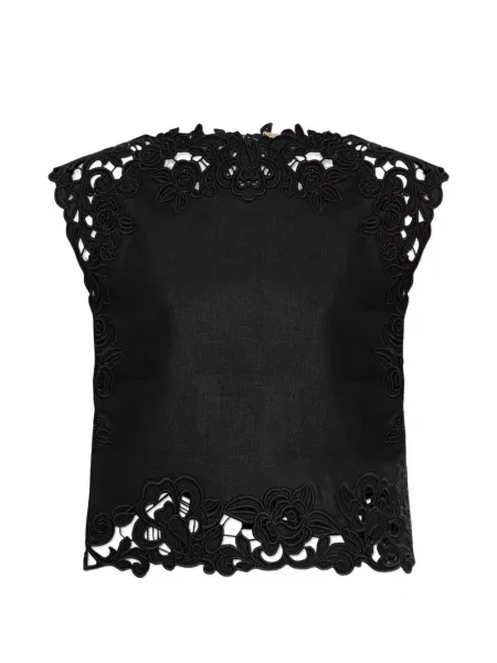 Bluză Cult Gaia cu model floral negru