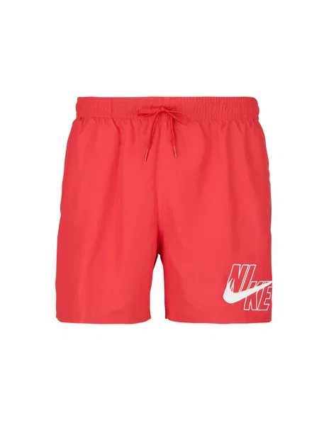 Hlače Nike z avtogramom rdeča