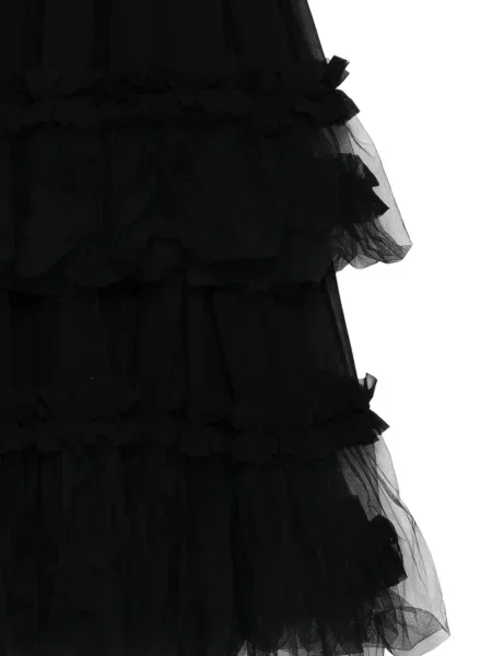 Rochie Noir Kei Ninomiya cu volane negru