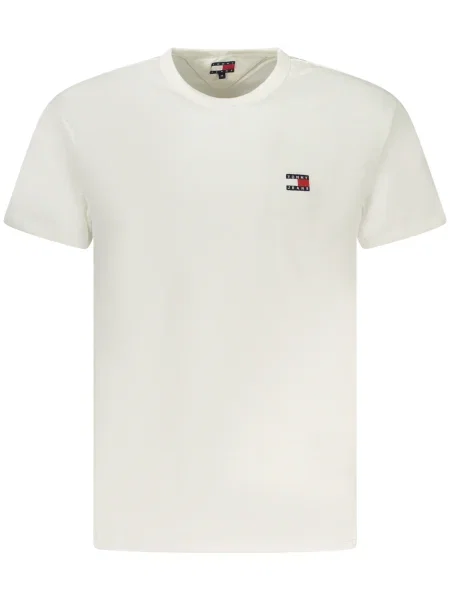 Kratek majica Tommy Jeans bela