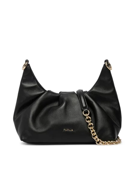 FURLA Geantă de umăr DELIA' negru
