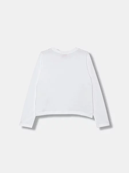 Diesel Dječja majica dugih rukava TIVALSYLS T-SHIRT bijela