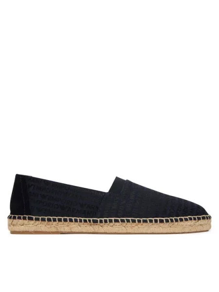 Emporio Armani Espadryle Granatowy