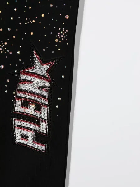 Dětské kalhoty Philipp Plein černé