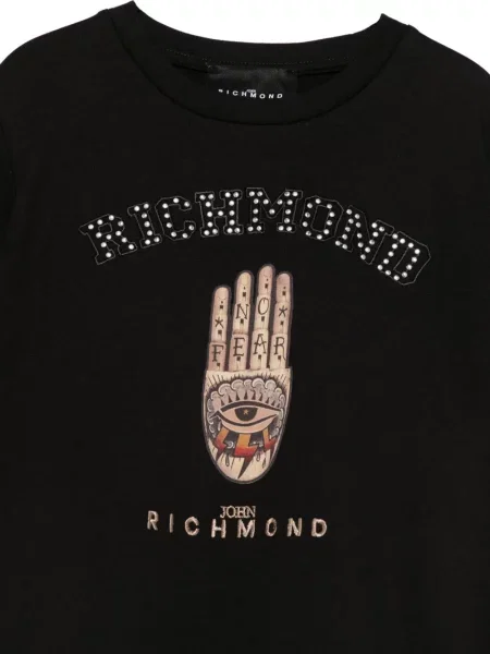 Koszulka dziecięca John Richmond czarna
