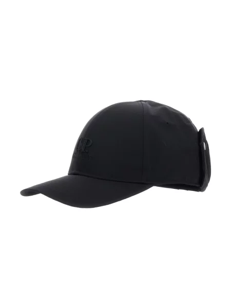 C.P. Company Czapka Z Daszkiem Chrome-R schwarz czarna